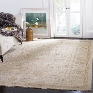 Safavieh Couture Hand-knotted Sultanabad Salli Traditional Oriental Wool Rug with Fringe - 9' x 1... | Overstock