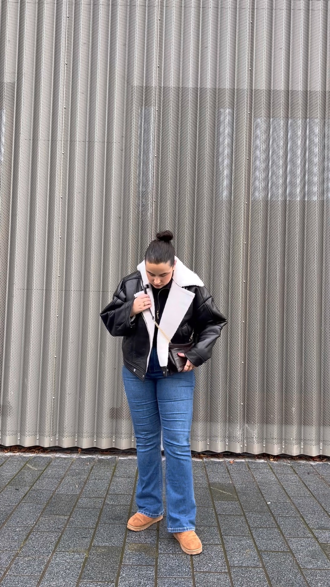 walking into the weekend with the CUTEST fit 🥺🫶🏼 @boohoo #boohoooncampus *ad/gifted