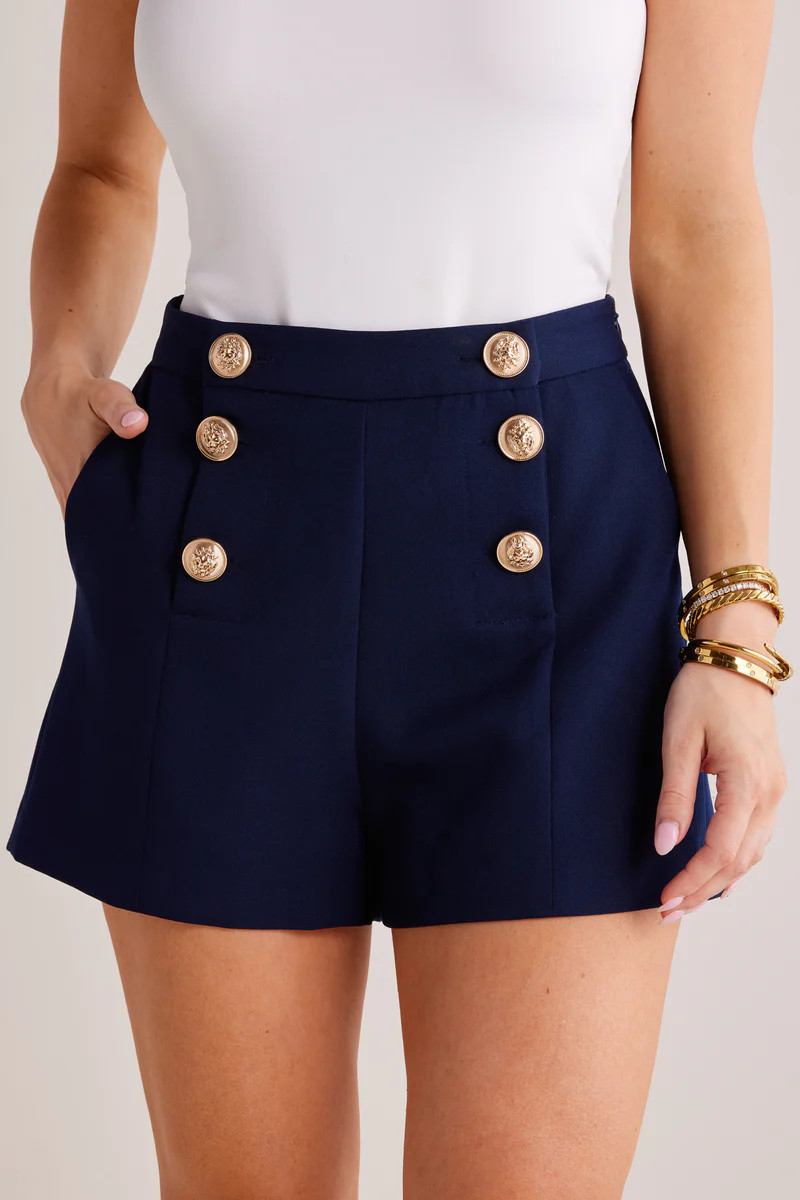 Gracie Shorts- Navy | Avara