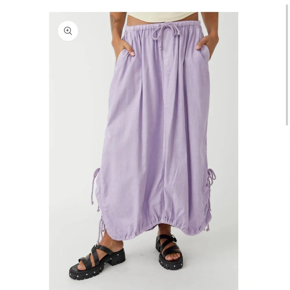 NWT Free People Picture Perfect Lavender Parachute skirt, size Large | Poshmark