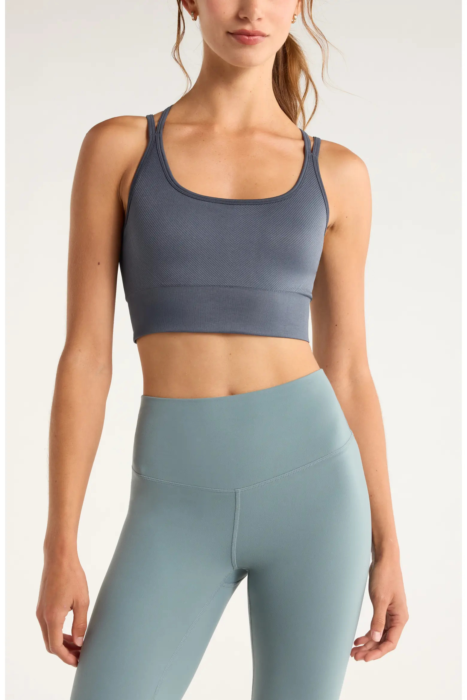 Seamless Strappy Sports Bra (Women) | Nordstrom | Nordstrom
