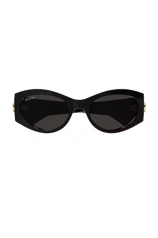 Square Eyeglasses in Black & Transparent | Revolve Clothing (Global)