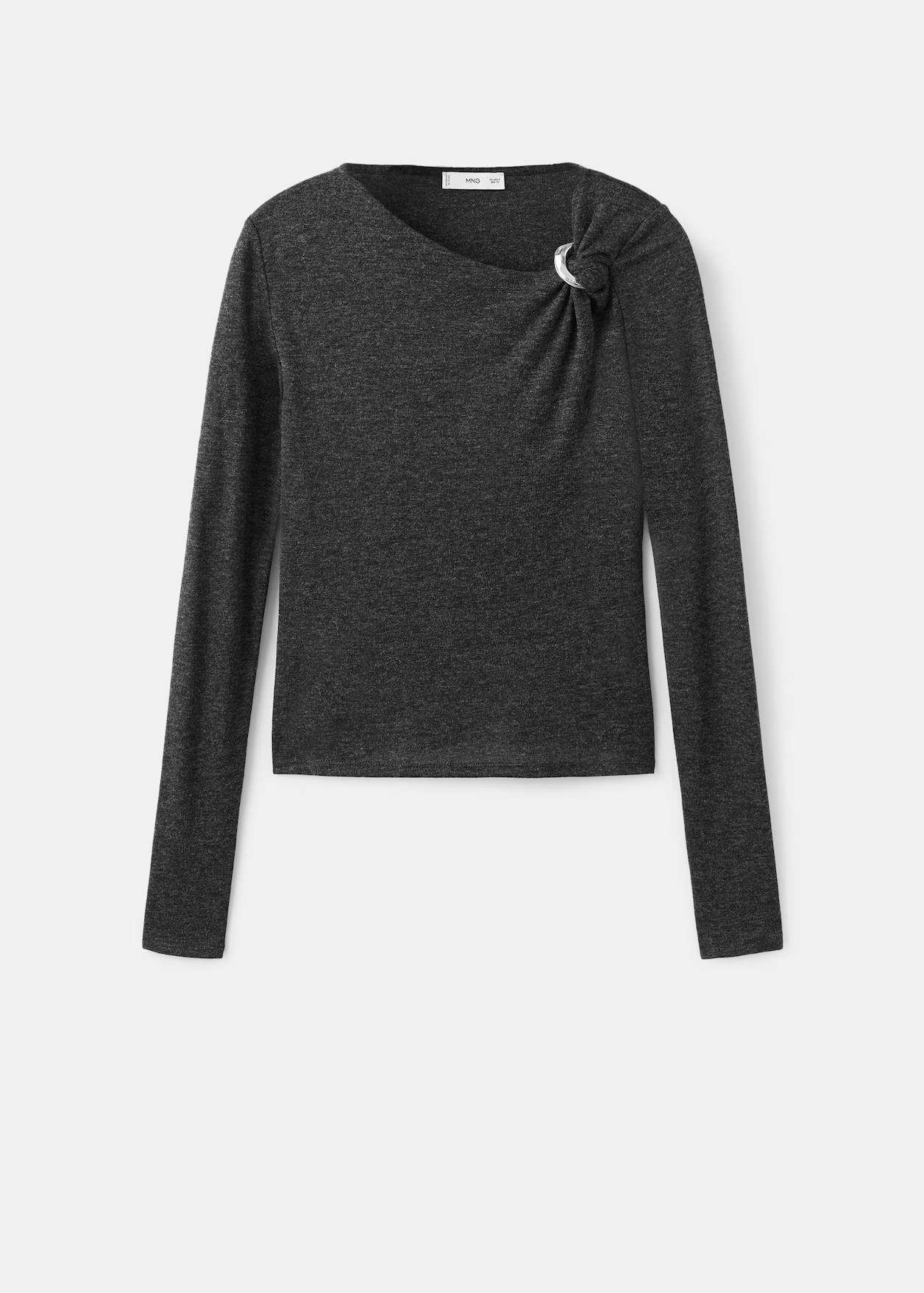 Metal detail T-shirt | MANGO (UK)