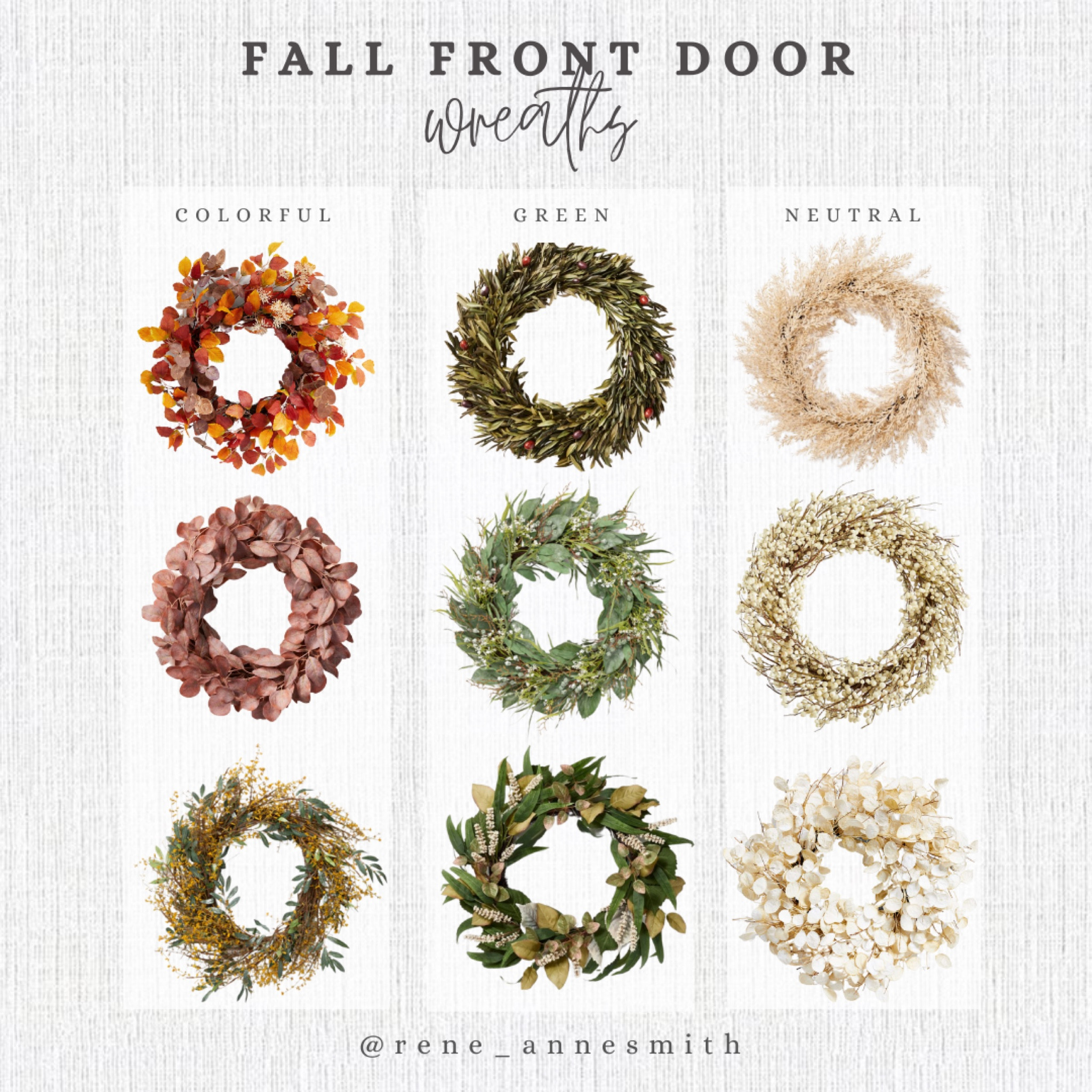 Some of my favorite Fall wreaths. 
Front door, wreath, Target finds, Mcgee&Co, Fall decor, home

#LTKSeasonal #LTKunder100 #LTKhome