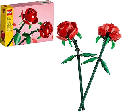 LEGO Roses - Building Toy for Kids, Girls & Boys, Ages 8+ - Artificial, Fake Roses for Home Decor... | Amazon (US)