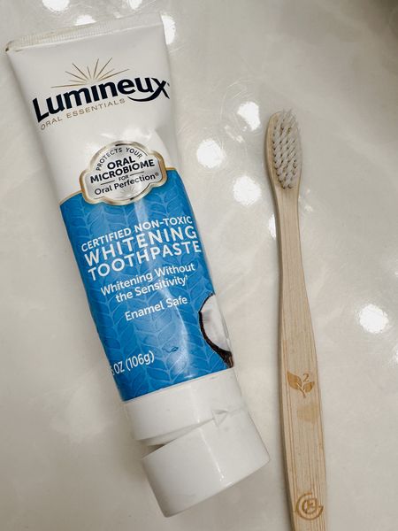 The non-toxic toothpaste & bamboo toothbrush I use! I get these both from #Amazon !

#LTKfit #LTKhome #LTKFind