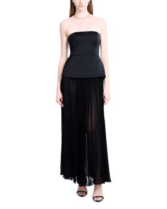 BCBGMAXAZRIA Strapless Peplum Gown  | Bloomingdale's Women | Bloomingdale's (US)