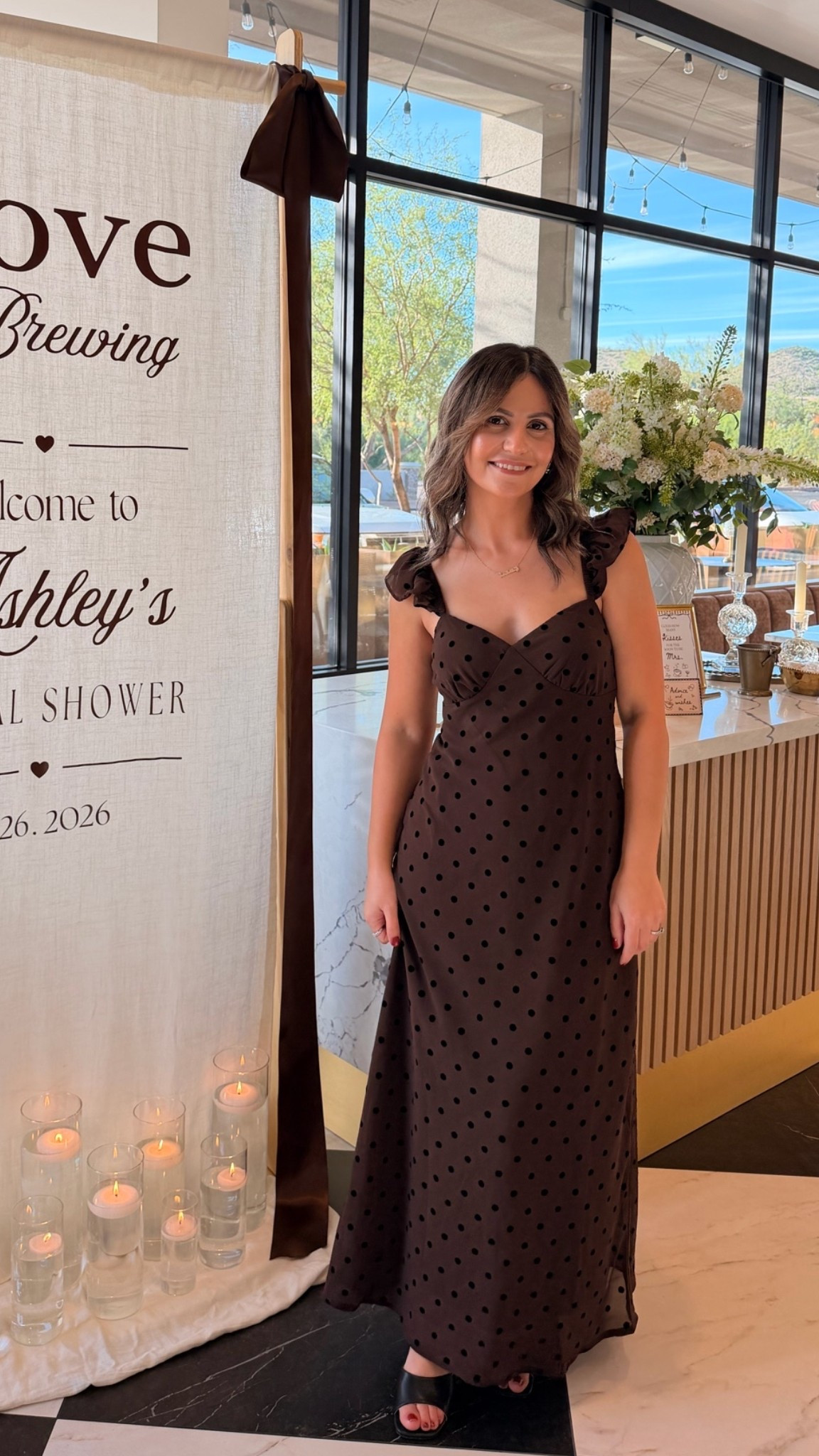 wearing SMALL. So cute for bridal showers, family photos, wedding guest dress, etc. 🤎

#blupepper #dresses #dressunder50 #momstyle #browndresses #browndress #polkadotdress #affordablestyle #nordstromrack #nordstromfinds #myrackscore #bridalshoweguest #fallphotos #fallfamilyphotos #familyphotos #weddingguest #styletip #outfitideas #fallstyle

#LTKSaleAlert #LTKSeasonal #LTKootd