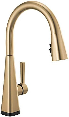Delta Faucet Lenta Gold Kitchen Faucet Touch, Touch Kitchen Faucets with Pull Down Sprayer, Kitch... | Amazon (US)