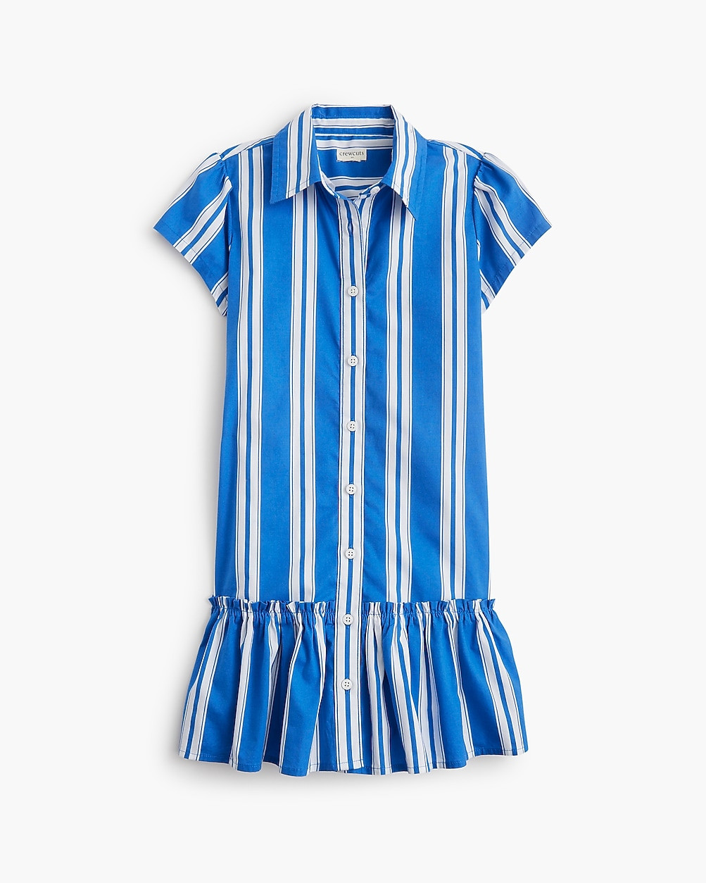 Girls' drop-waist striped shirt-dress | J.Crew Factory