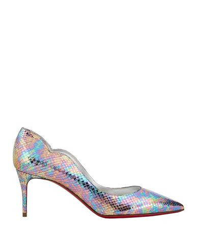 Christian Louboutin Woman Pumps Light blue Size 8.5 Leather | YOOX (US)