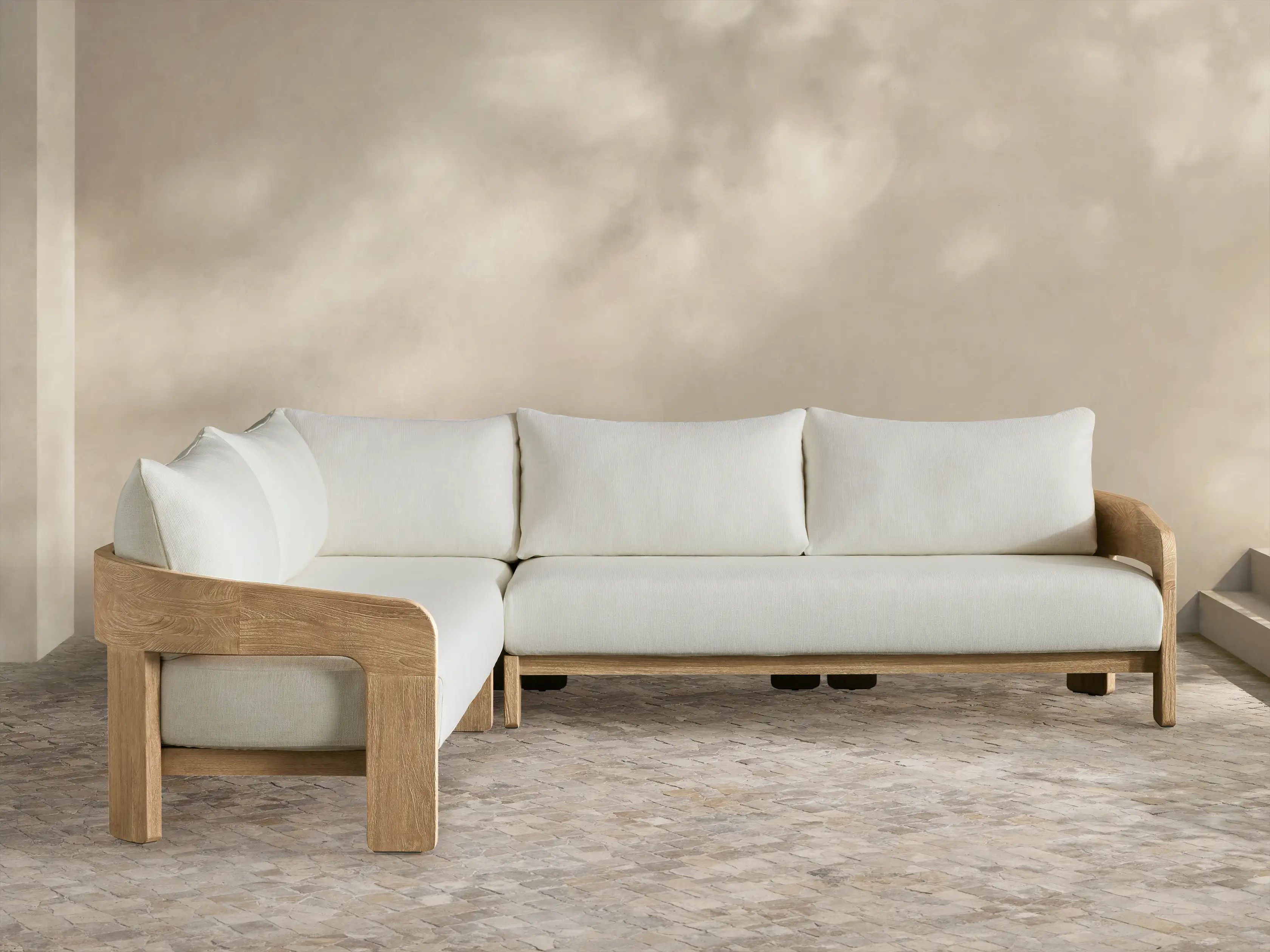Anami Outdoor Two-Piece Sectional | Arhaus