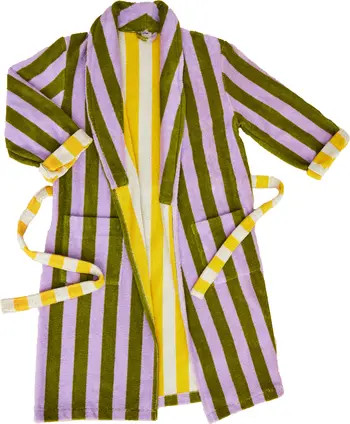 Dusen Dusen Stripe Terry Bathrobe | Nordstrom | Nordstrom