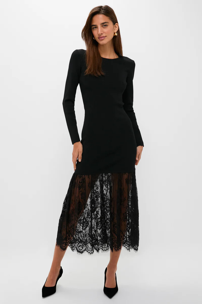 Black Knit Giavanna Maxi Dress | Tuckernuck (US)