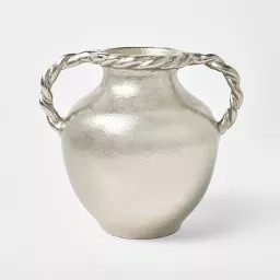Handled Vase Silver - Threshold™ designed with Studio McGee | Target