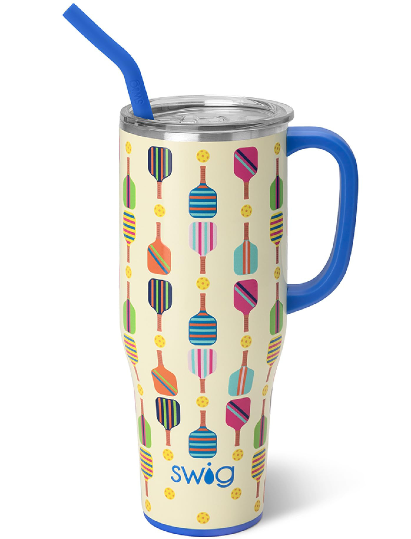 Swiglife 40oz Mega Mug, 40 oz Tumbler with Handle and Straw, Cup Holder Friendly, Dishwasher Safe... | Amazon (US)