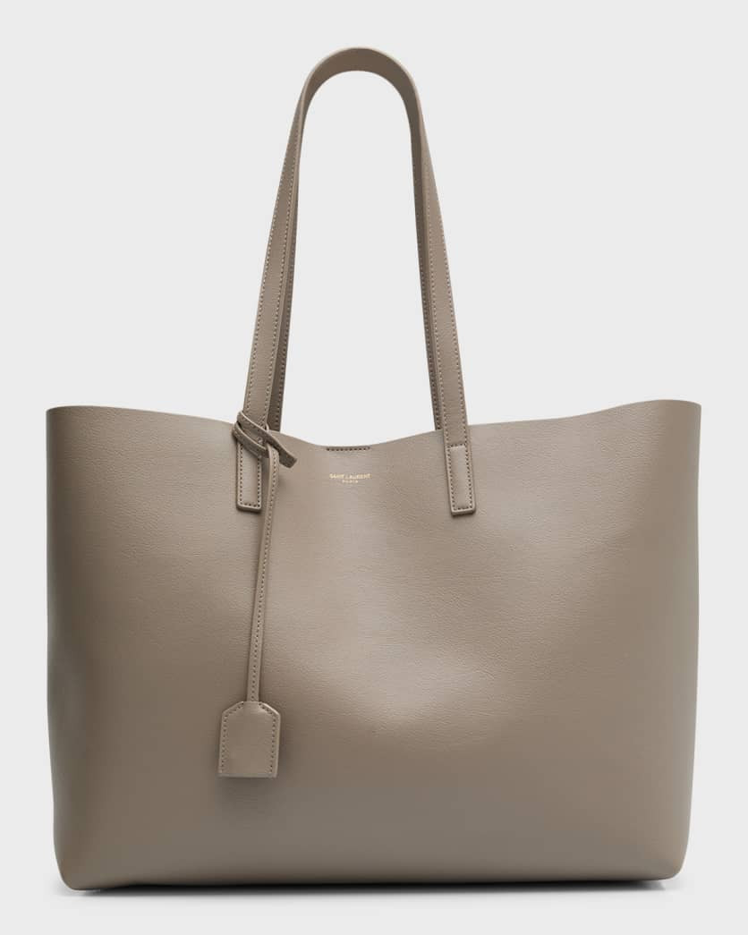 YSL East-West Calfskin Shopping Tote Bag | Neiman Marcus
