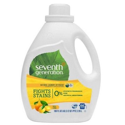 Seventh Generation Natural Laundry Detergent Fresh Citrus - 100 fl oz | Target
