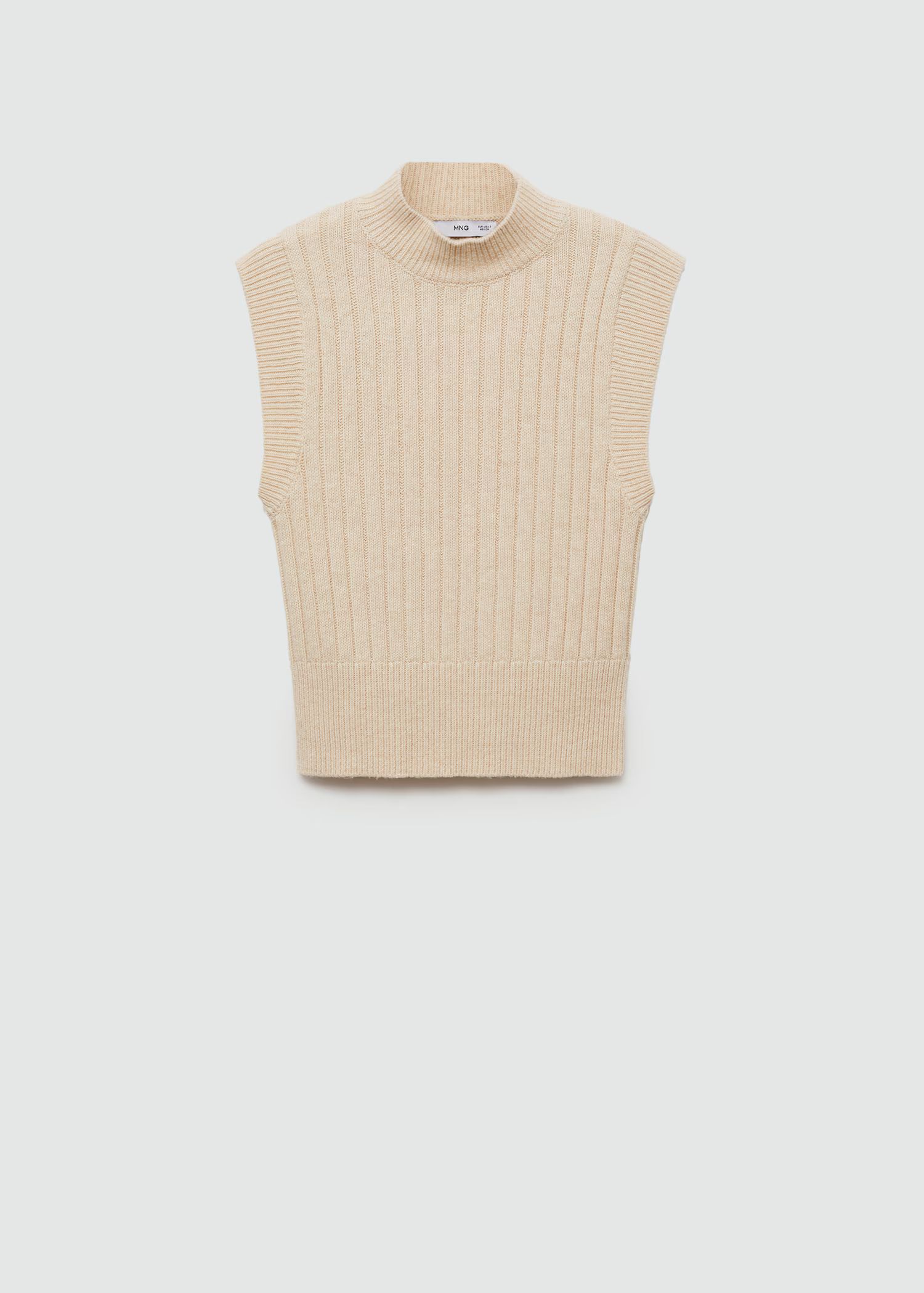 Perkins collar knitted vest | MANGO (US)