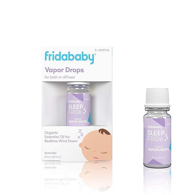 FridaBaby Natural Sleep Vapor Bath Drops for Bedtime Wind Down by Frida Baby, White | Amazon (US)