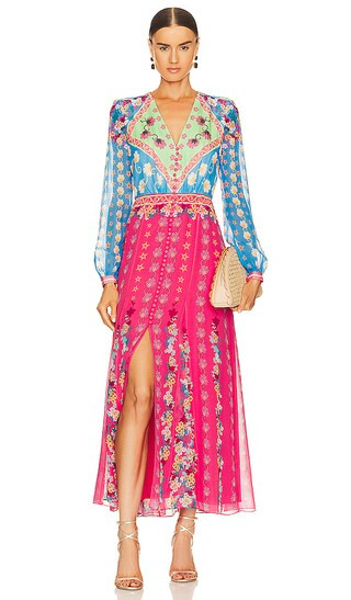 Annabel Dress in Vibrant Lupins Plmt | Revolve Clothing (Global)