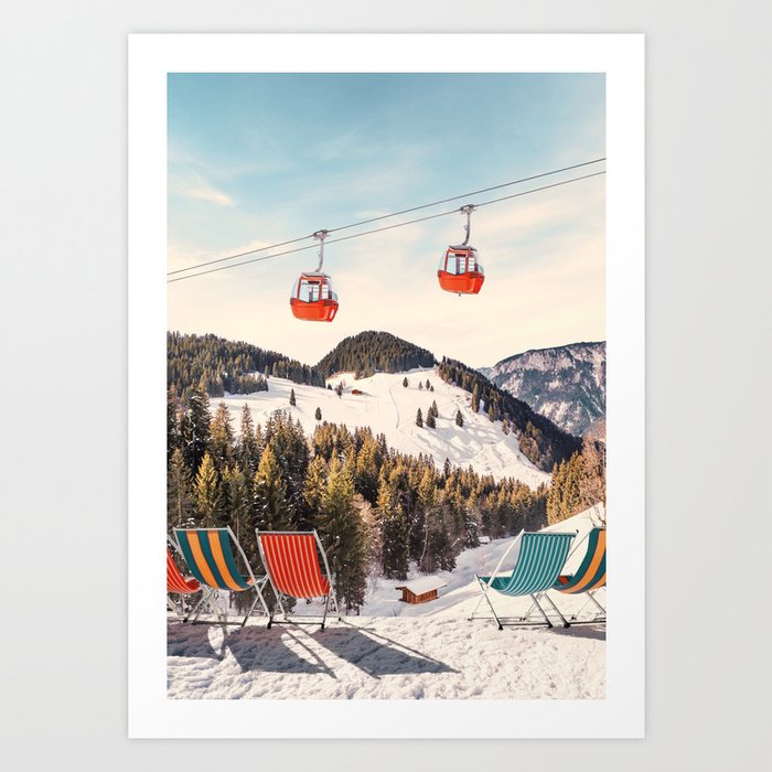 The Alps Art Print | Society6