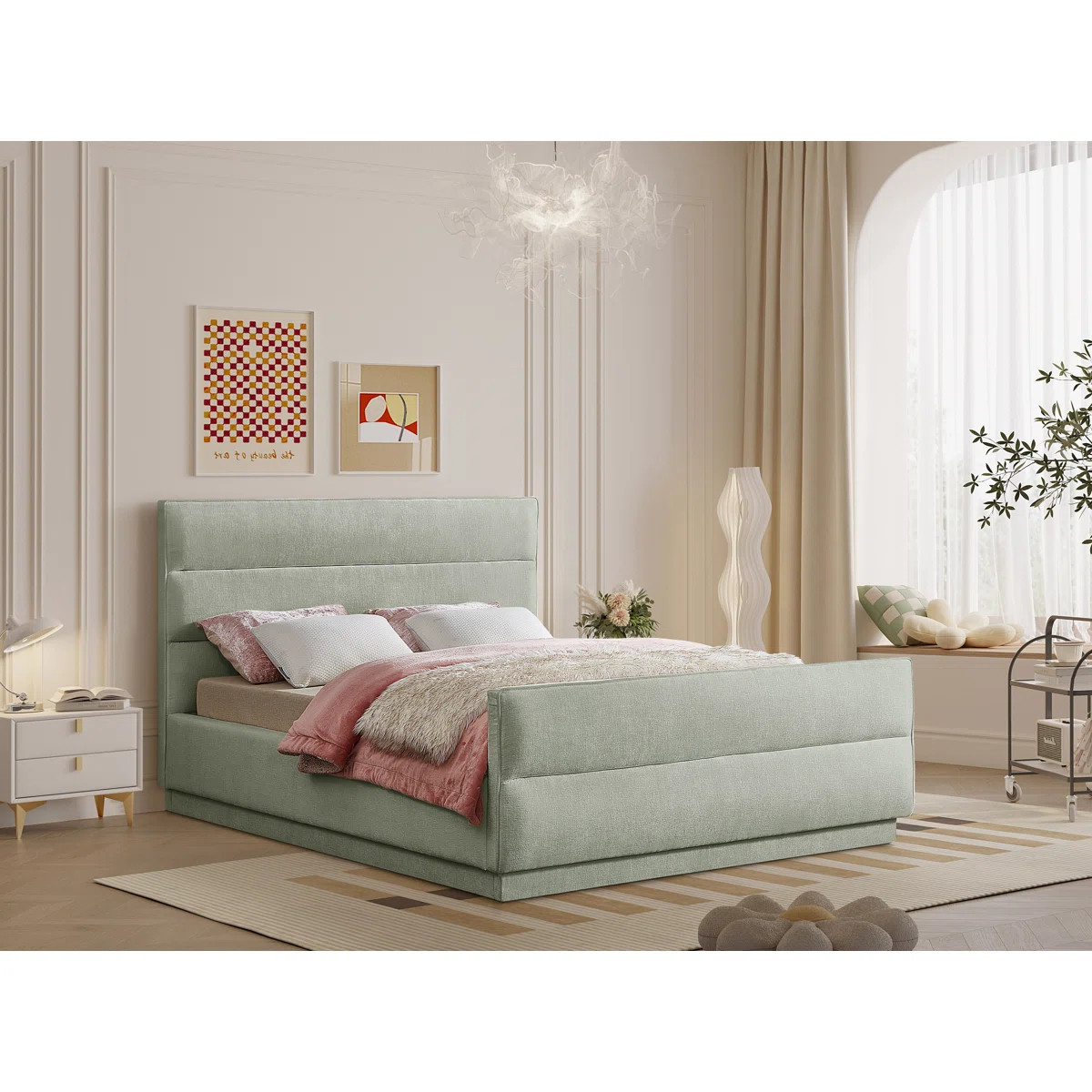 Wrought Studio™ Holdon Tufted Upholstered Standard Bed & Reviews | Wayfair | Wayfair North America