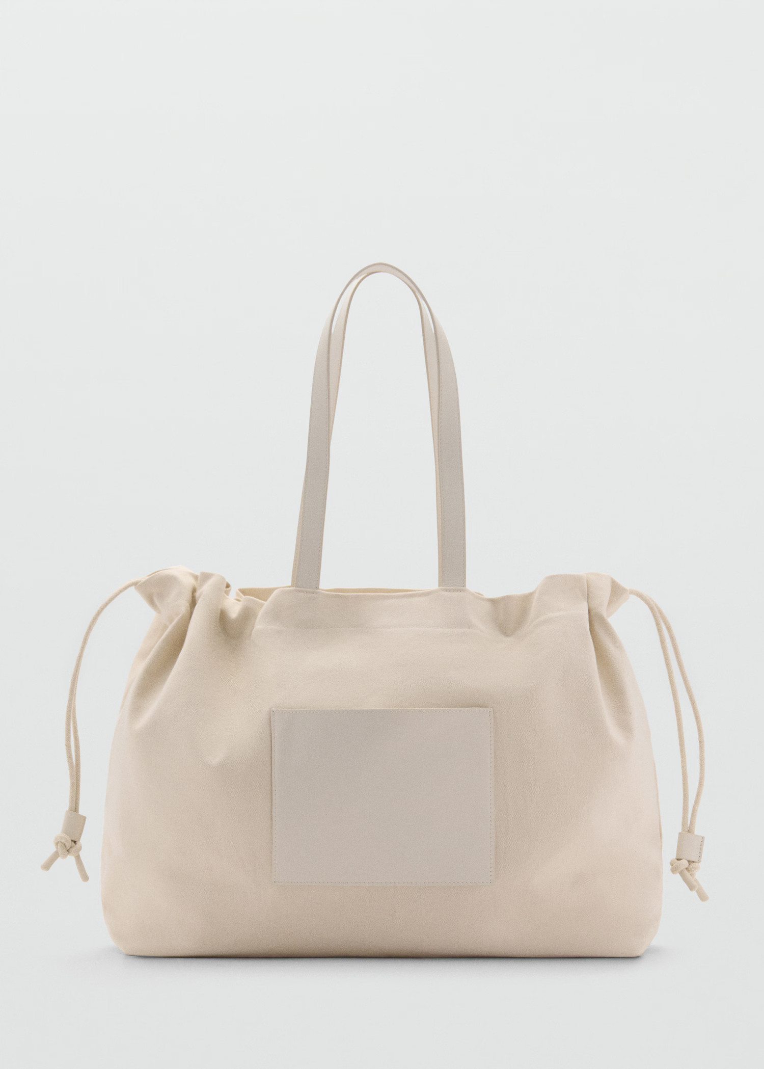 Leather-blend shopper bag - Women | MANGO USA | Mango (US/MX/AU)