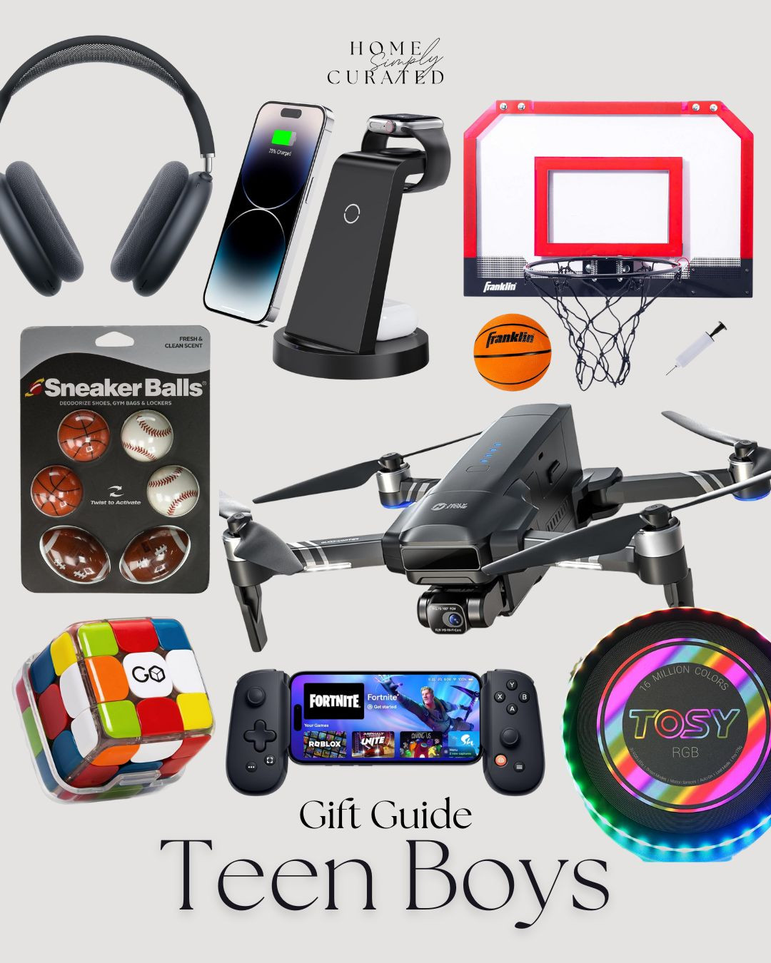 Gifts teen boys will enjoy playing with!!



gift guide, gift ideas, gifts for teen boys, airmax headphones, electronics, charging station, drone, fortnite, basketball goal, amazon, black friday sales 

 #LTKGiftGuide #LTKSaleAlert #LTKFindsUnder100