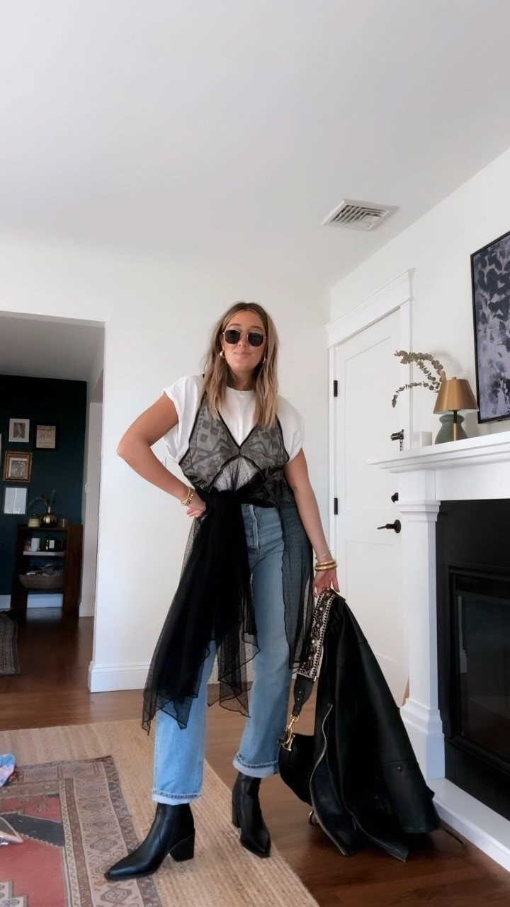 Is it giving Halloween? Or holiday?! I think you can style it for both 🙌🏼 love this sheet tulle too (the tee is attached to it!) sharing a way to style it for holiday in my IG stories x 

#LTKHolidaySale #LTKSeasonal #LTKHalloween