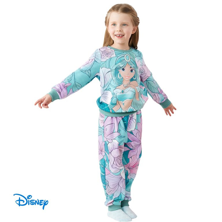 Disney Princess Baby Toddler Girl Sweatshirts and Jogger Pants 2Pcs Ariel Cinderella Jasmine Girl... | Walmart (US)