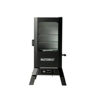 30 in. Wi-Fi Electric Smoker with Window in Black | The Home Depot