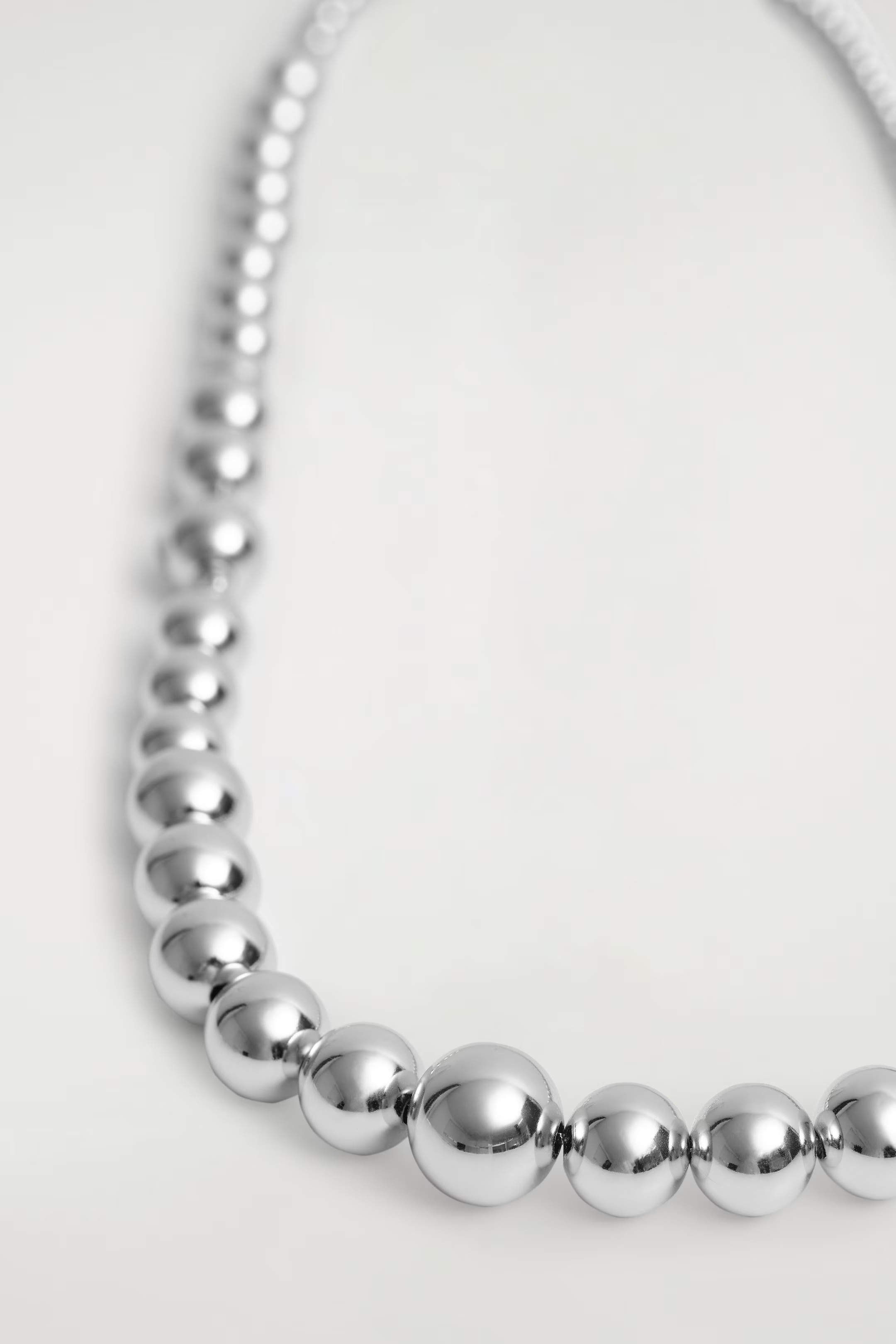 BEADED NECKLACE - SILVER | COS UK