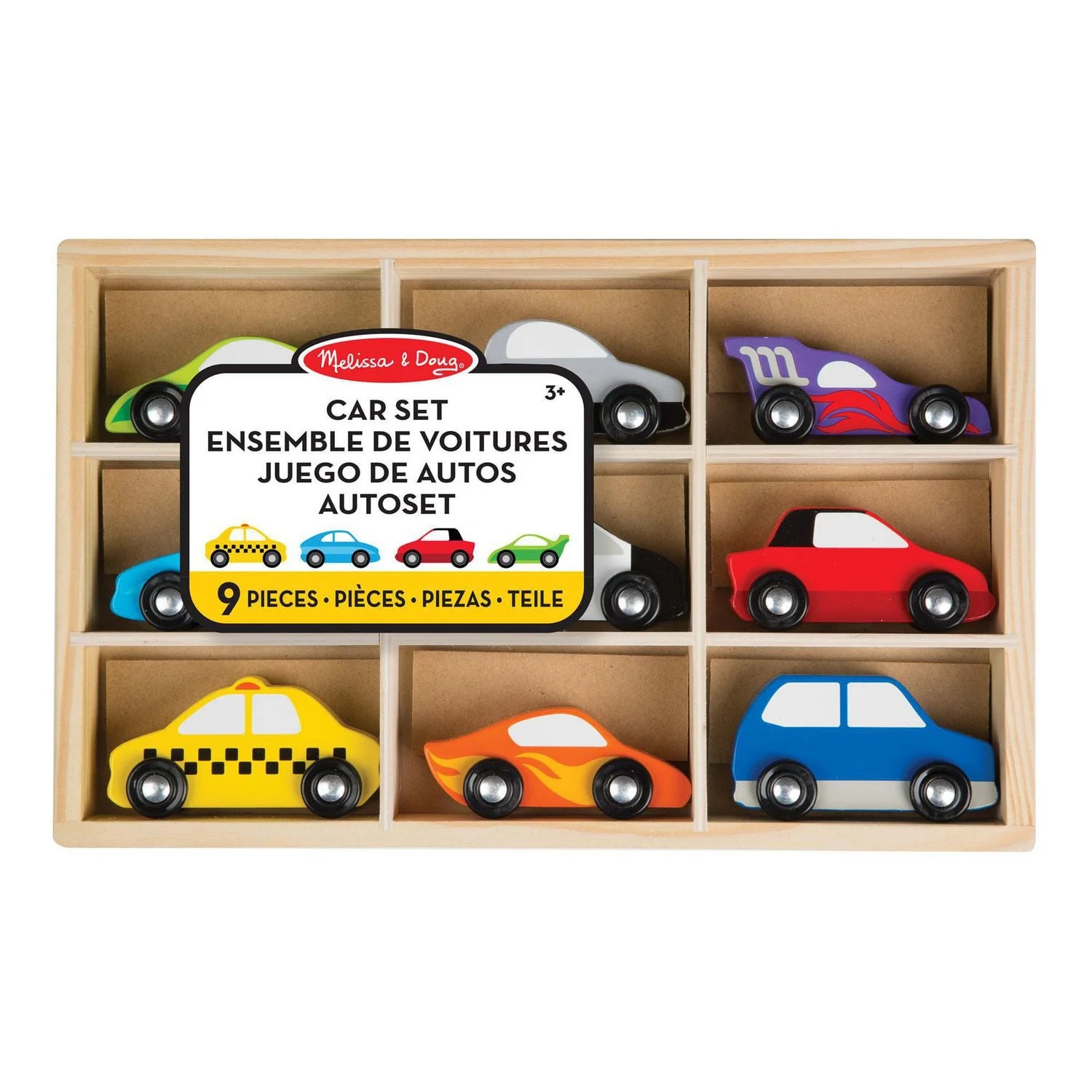 Melissa & Doug Wooden Car Set | Walmart (CA)