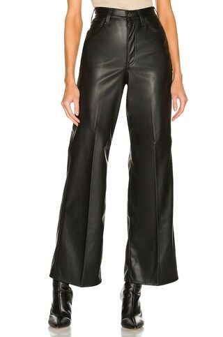 LEVI'S 70s Flare Faux Leather Pant in Leather Night from Revolve.com | Revolve Clothing (Global)