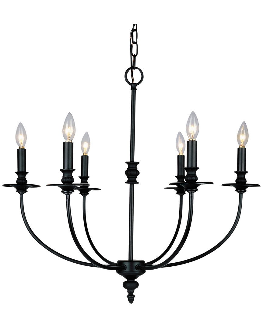 Artistic Home & Lighting 6-Light Hartford Chandelier | Gilt
