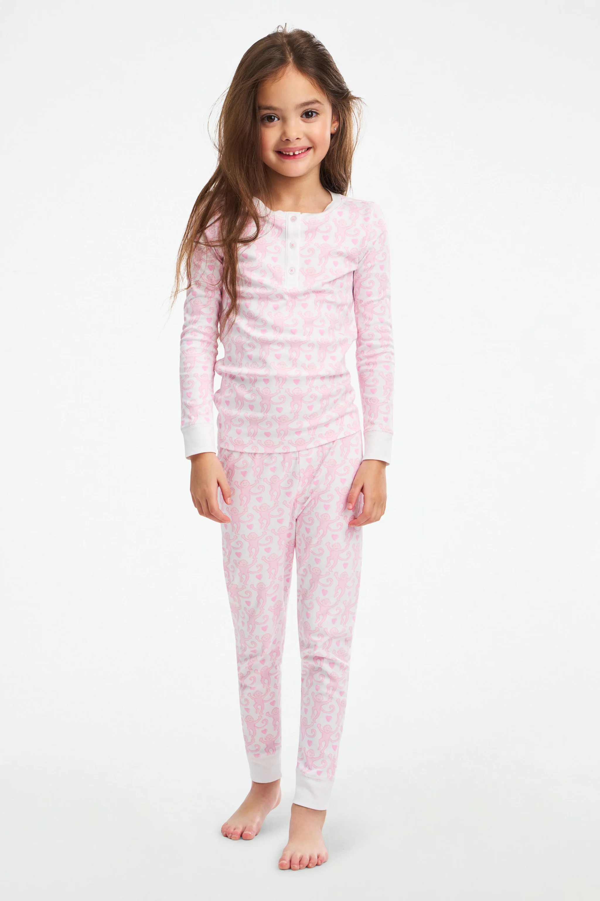 Kids Lovely Monkey Pajamas | Roller Rabbit | Roller Rabbit