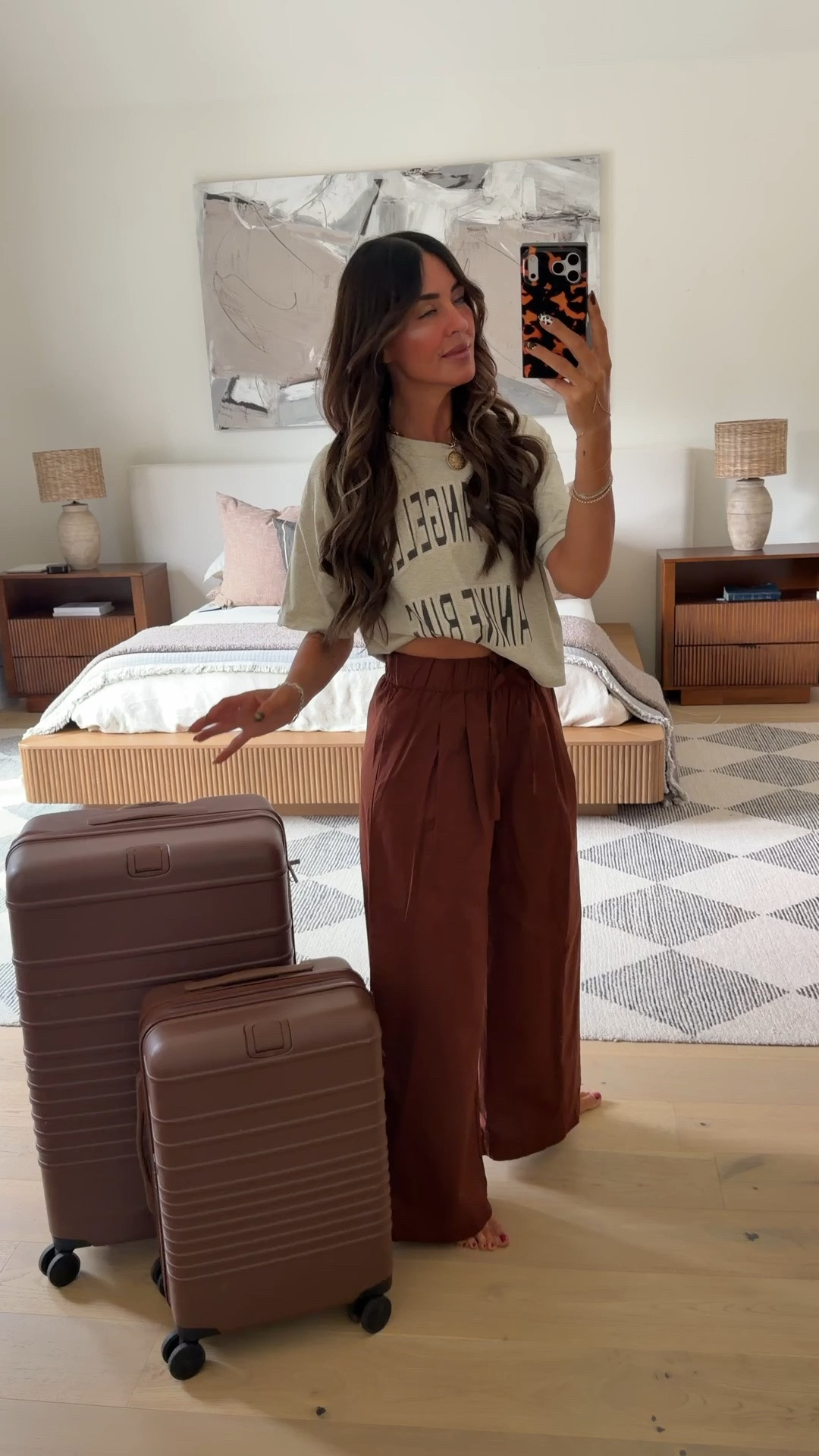 Brown wide leg pants - size S
Shirt - size S
Green pants - size M
Green jacket - size S
Bodysuit - size S

#LTKSaleAlert #LTKSeasonal #LTKTravel
