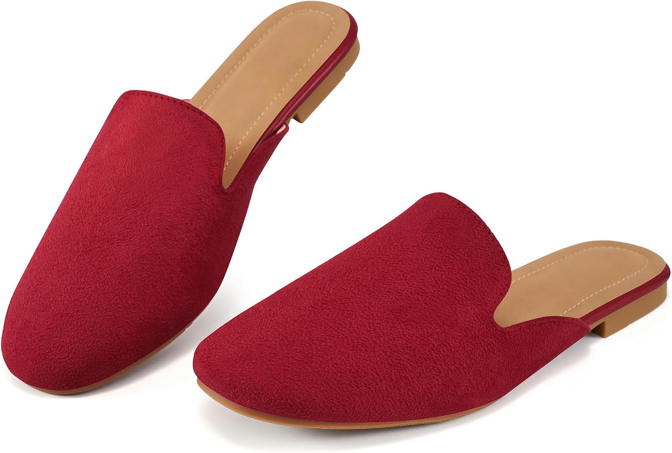 Reimferce Women's Clogs Soft Mules for Woman Casual Slip On Suede Flats Women Comfortable Backles... | Amazon (CA)