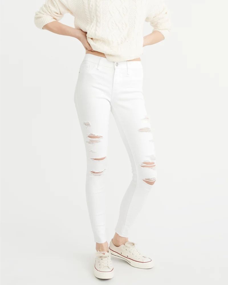 Low-Rise Super Skinny Jeans | Abercrombie & Fitch US & UK