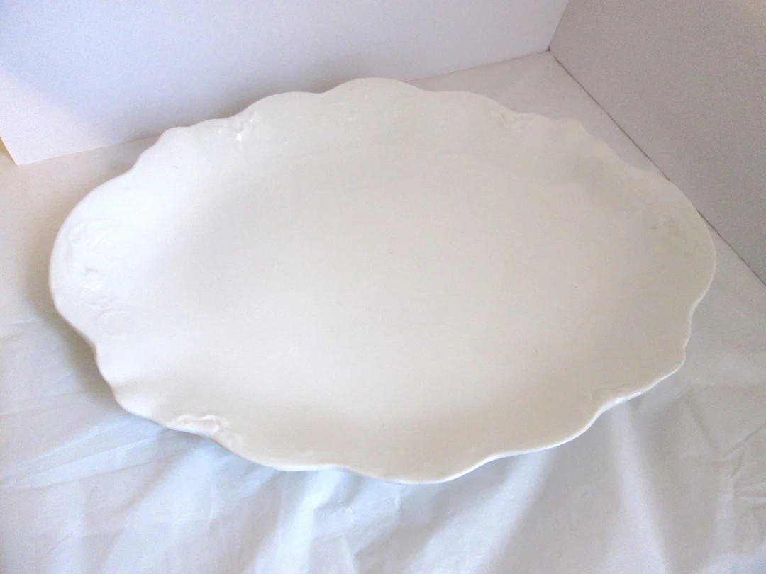Antique Ironstone Platter marked Semi-Porcelain Royal England, Johnson Bros | Etsy (US)