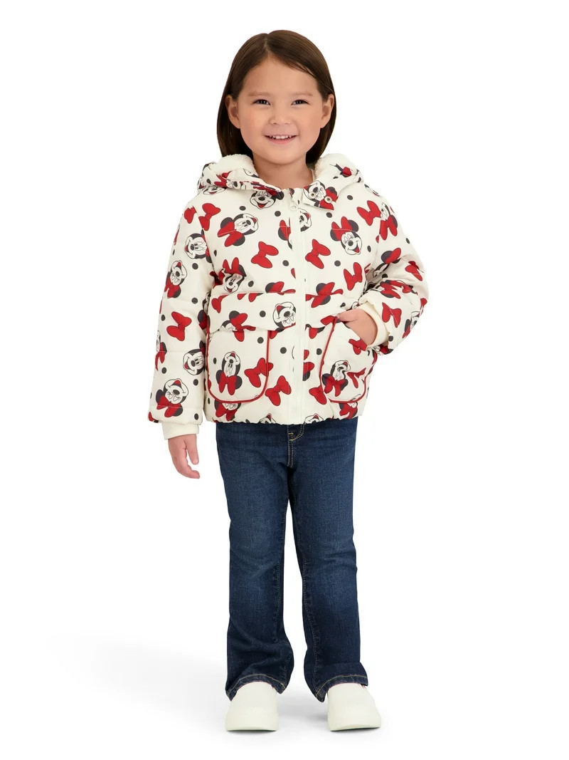 Character Toddler Girl Puffer Jacket, Sizes 12M-5T | Walmart (US)
