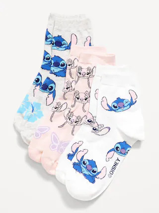 Disney© 3-Pack Novelty Quarter Crew Socks for Women | Old Navy (US)