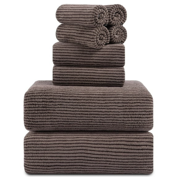 Smuge 8 Piece Extra Large Bath Towel Sets, 2 Large Bath Towels , 2 Hand Towels, 4 Washcloths, Sof... | Walmart (US)