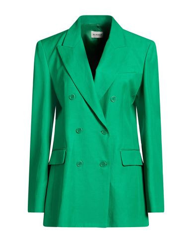 P. a.r. o.s. h. Woman Blazer Green Size XS Viscose, Linen | YOOX (US)