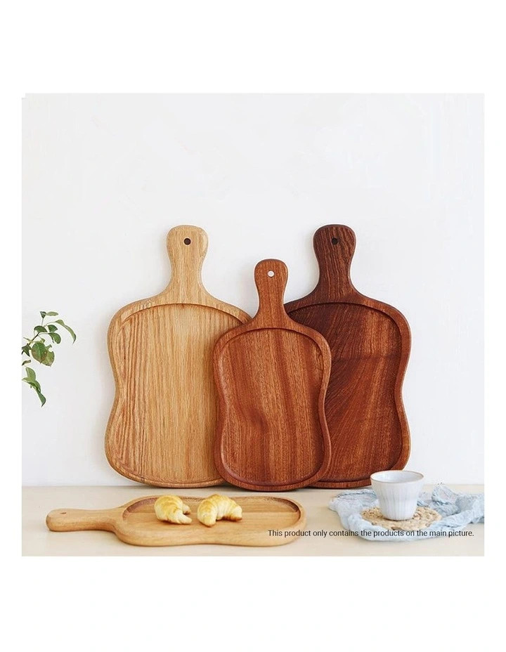 SOGAWooden Serving Tray with Handle 18cm in Brown | Myer