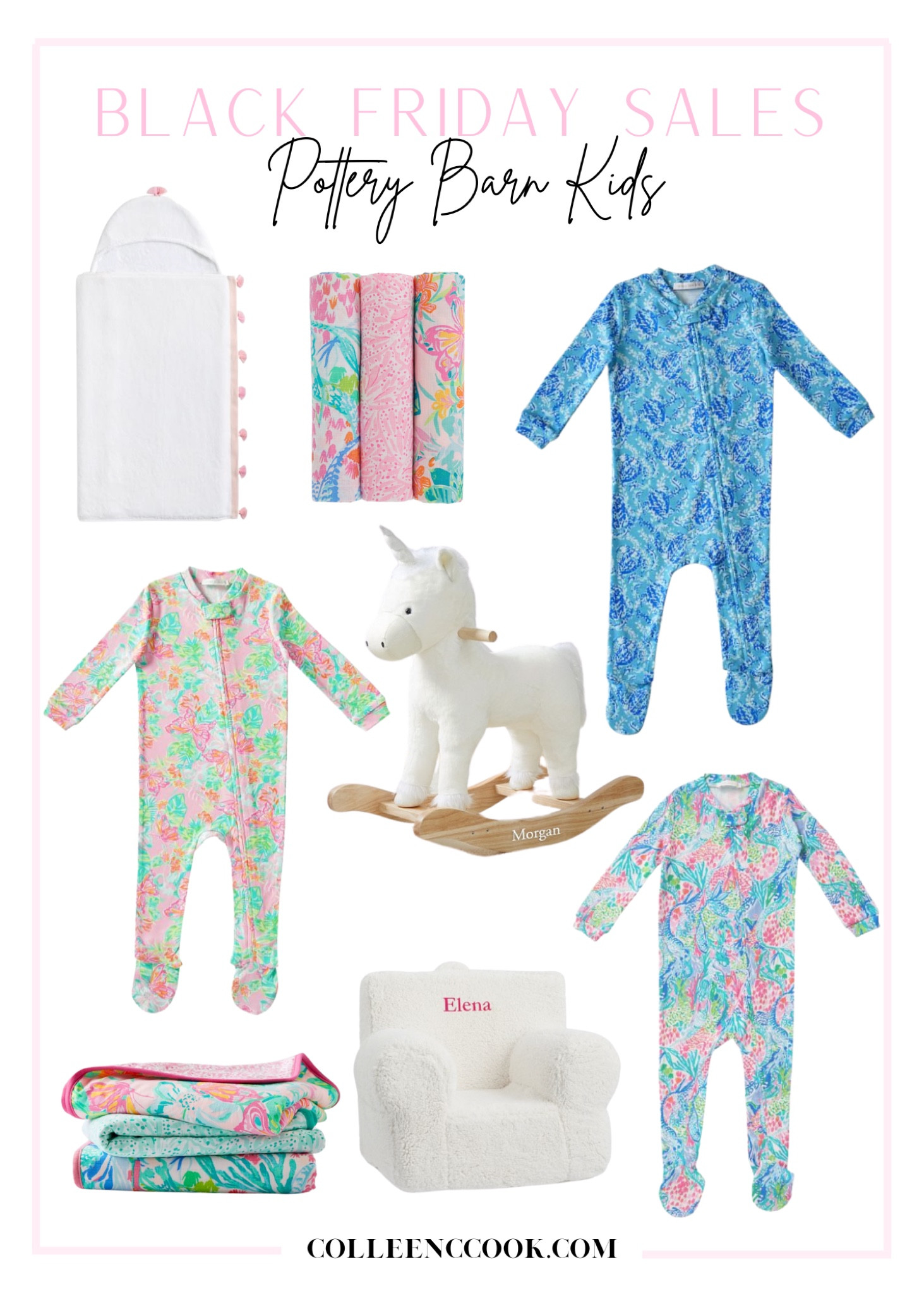 Pottery barn Lilly Pulitzer baby girl sale 