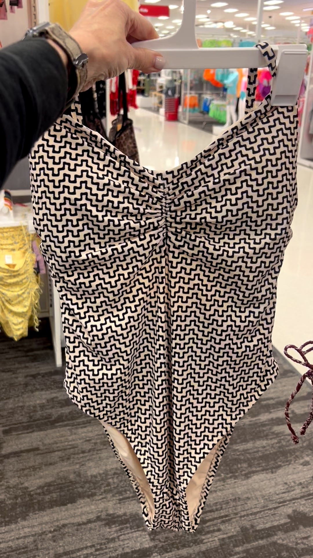 black and white swimsuit, one piece swimsuit, beach outfit, pool outfit 

#LTKootd #LTKFindsUnder50 #LTKSeasonal