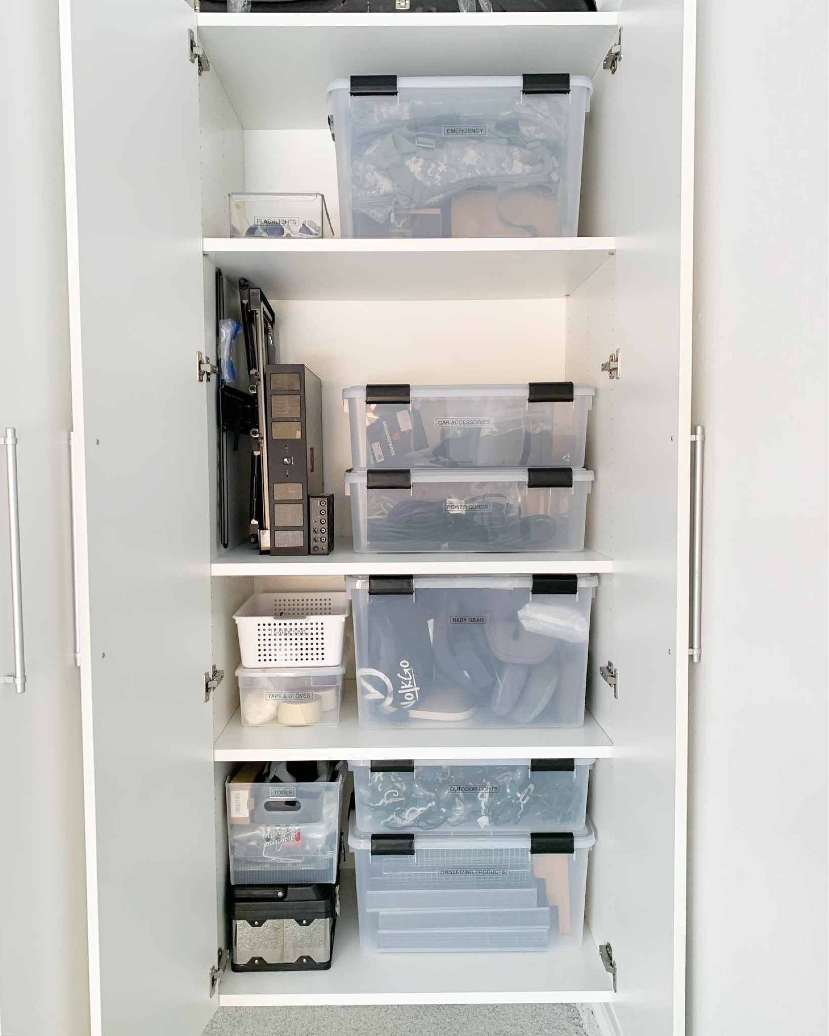 Garage organization with weathertight bins!

#LTKHome #LTKFamily