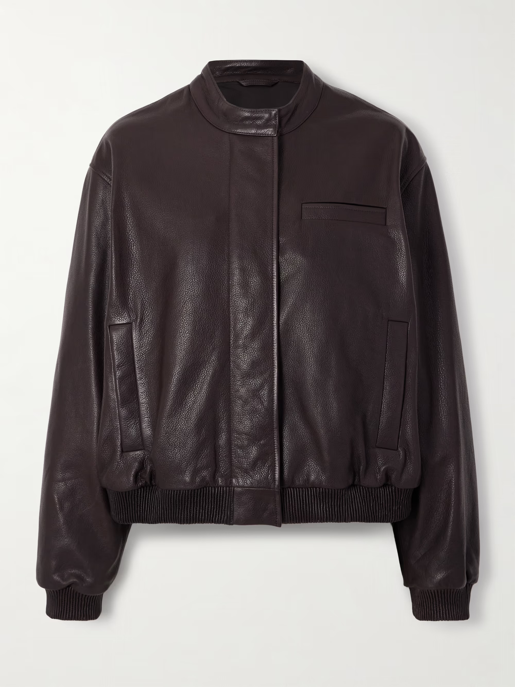 Marlow textured-leather jacket | NET-A-PORTER (US)